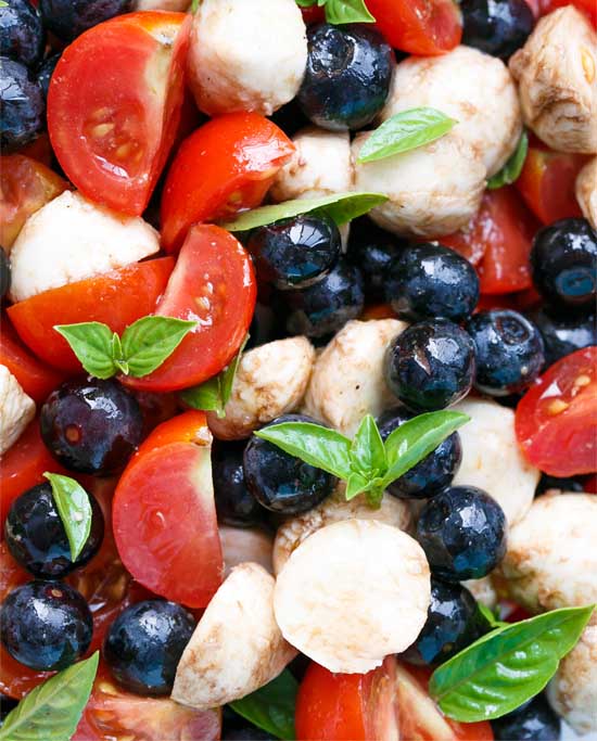 Tom's Red White and Blue 4th of July Salad