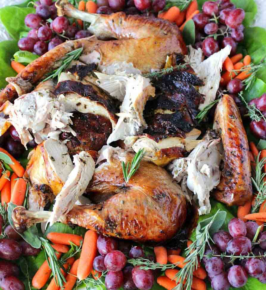 Tom's Balsamic and Herbed Butter Thanksgiving Turkey