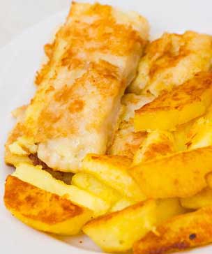 Tom's Honey Baked Fish ’n’ Chips
