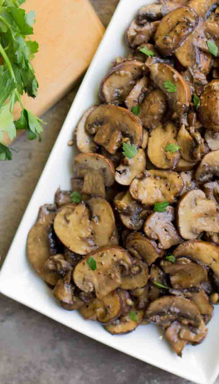 White Truffle Garlic Mushrooms